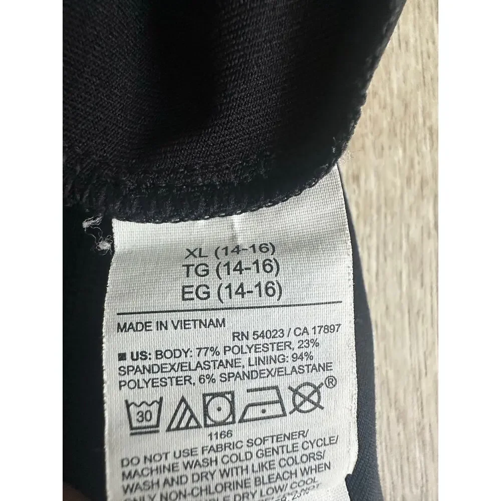 Old Navy GIRLS PowerSoft Sleeveless Athletic Dress Black XL 14-16